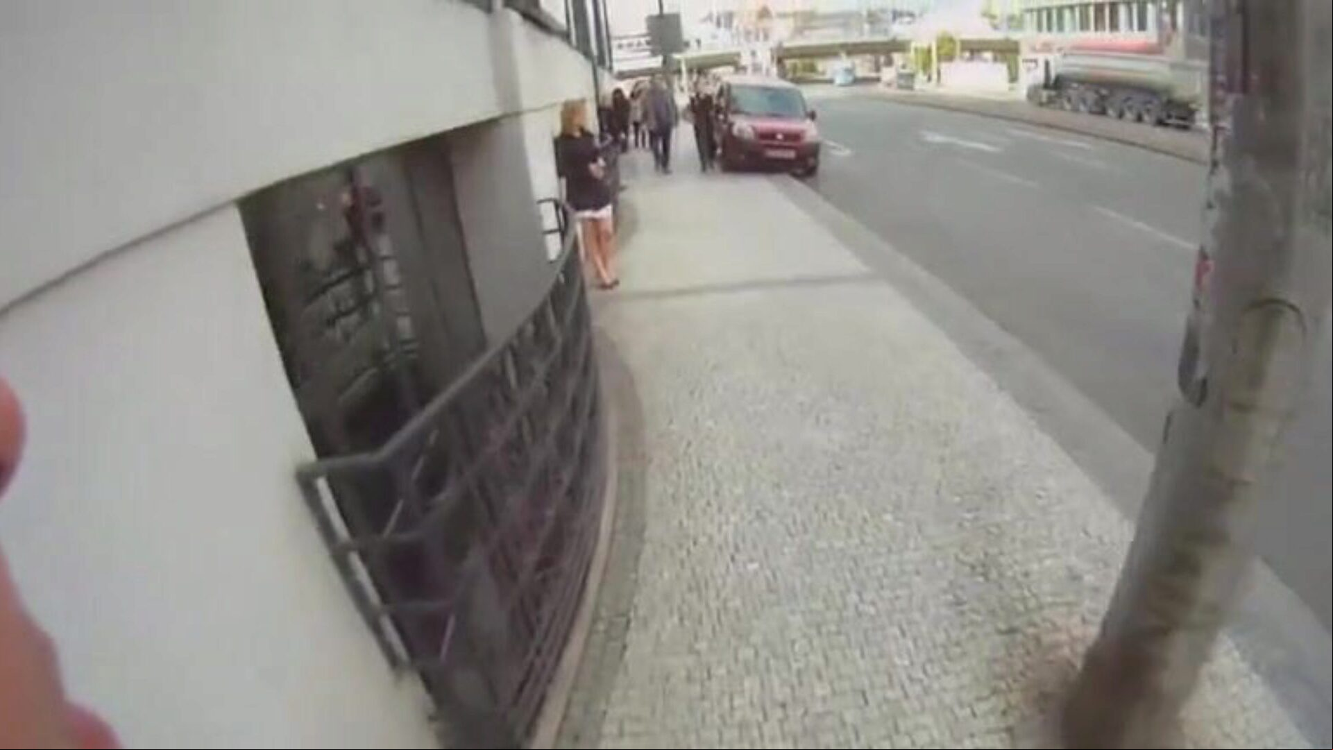 Golden-Haired cutie tricked into outdoor fuck-fest Nelson can't live out of no thing greater amount than picking up some clueless teeny right on the street and talking her into having improvised orgy outdoors. This time that boy takes his blonde lady-ally for a walk and finally offers her some cash for engulfing his knob right behind a big litter bin. Poor naive kitty that playgirl doesn't know that bastard is getting it all seized on his special spy glasses camera and won't even pay her in the end. What a dehumanization